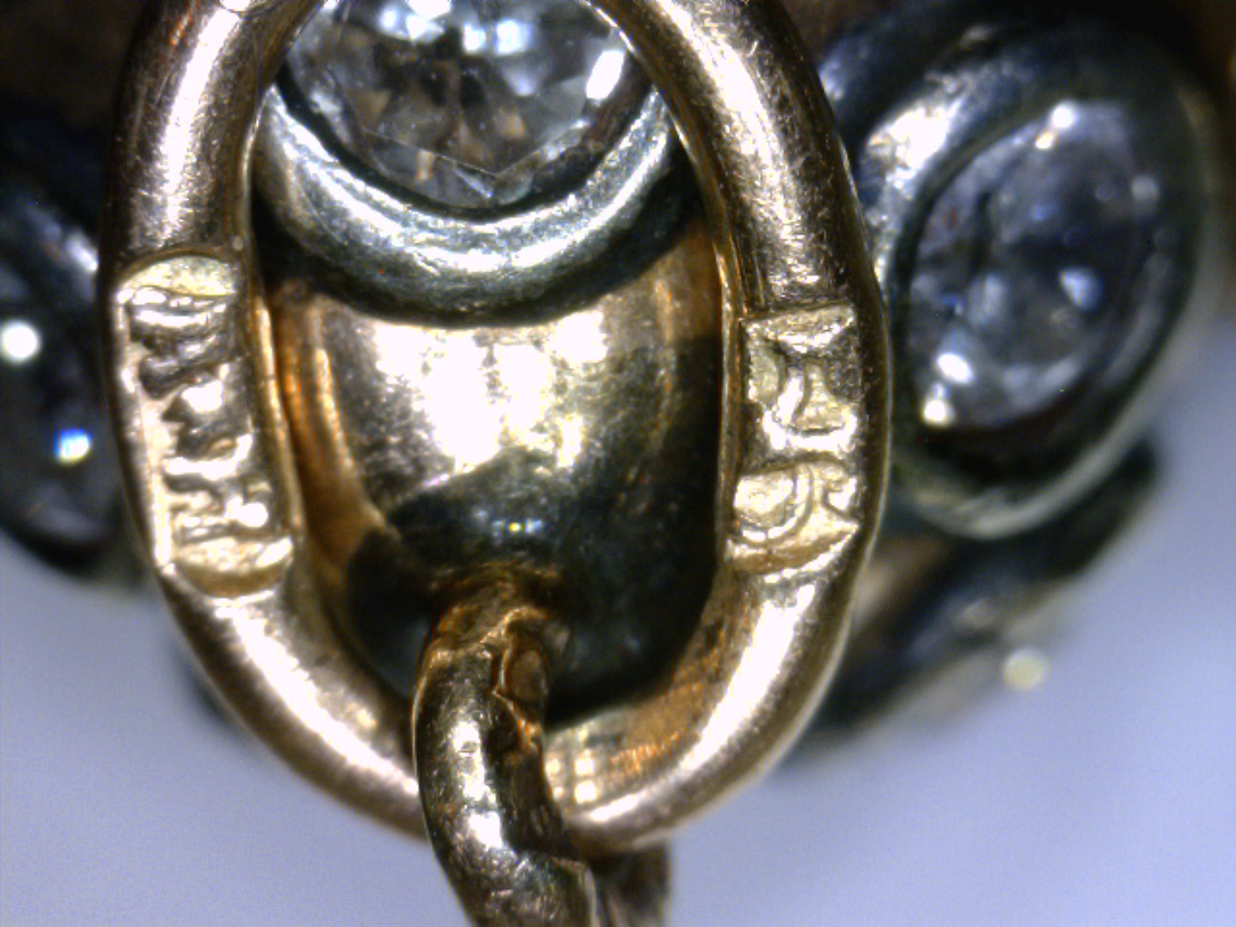 A Fabergé Two-Colour Gold, Gem-Set Pendant