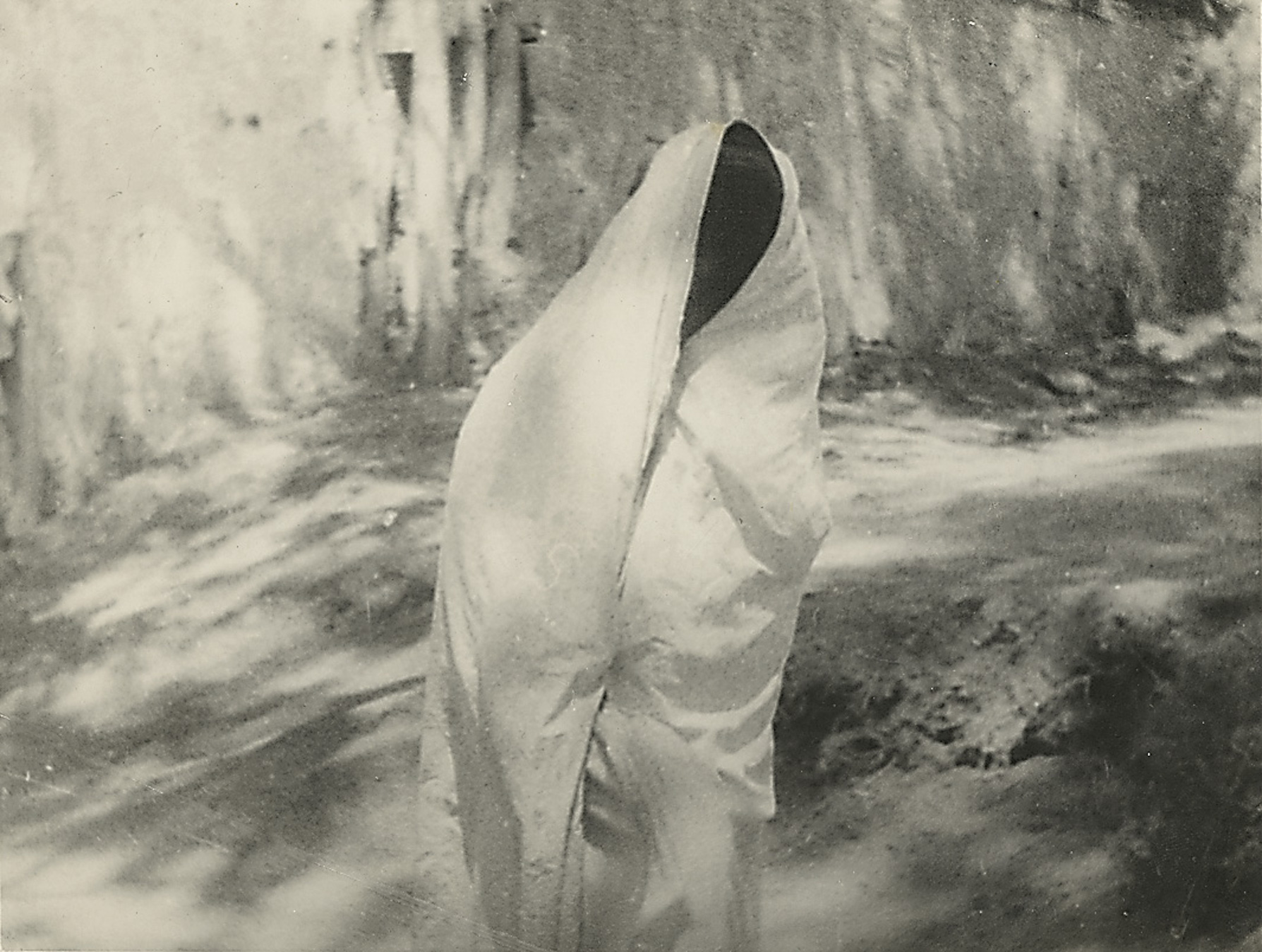 Woman in a Veil and Peasant from Quba Region Arriving to Baku