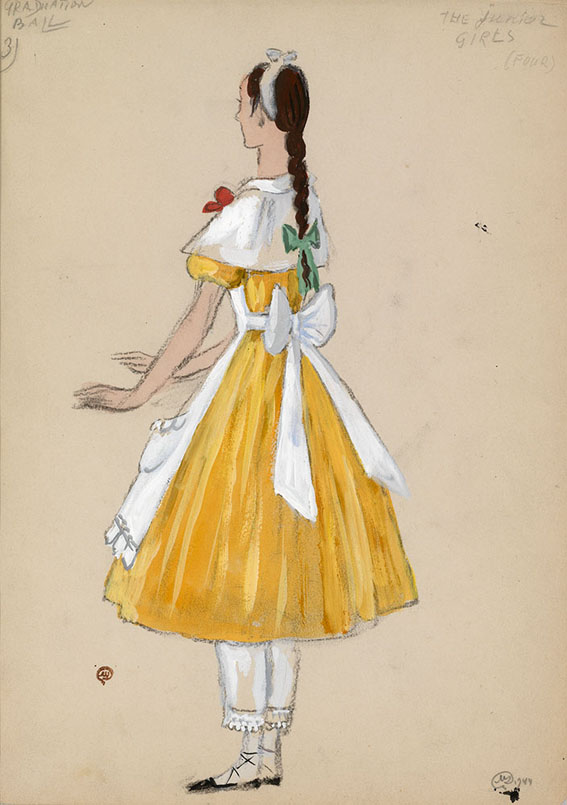 Costume Designs for the Ballet </i>Graduation Ball