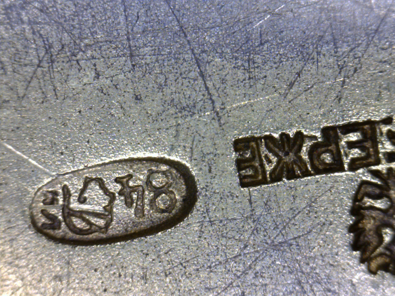 <br/>MARK OF K. FABERGÉ IN CYRILLIC BENEATH THE IMPERIAL WARRANT, MOSCOW, 1899–1908, 84 STANDARD, WITH SCRATCHED INVENTORY NUMBER 19871