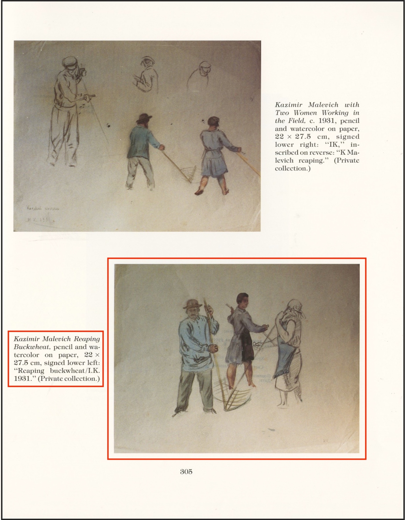 Kazimir Malevich Reaping Buckweat
