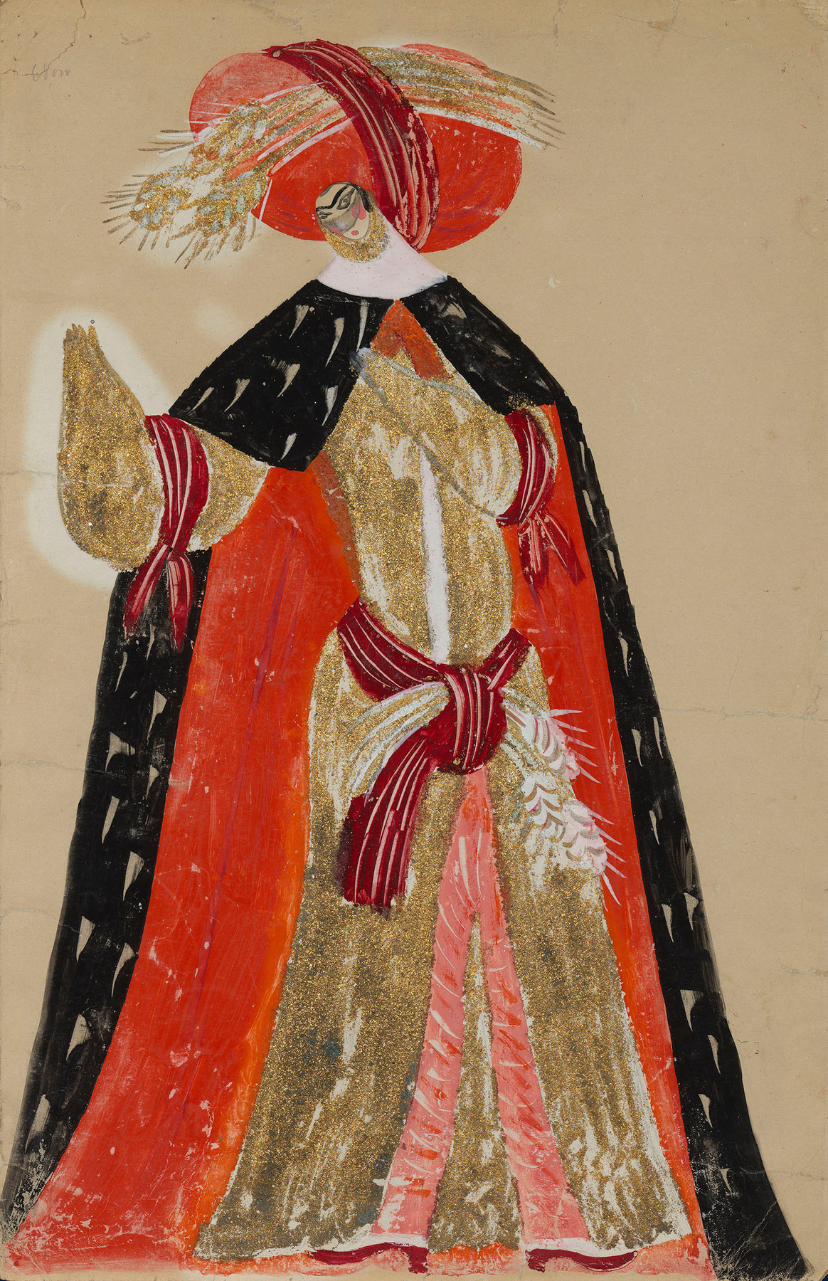 Costume Design for the Shemakhan Princess in Rimsky-Korsakov's "Le Coq d'Or"
