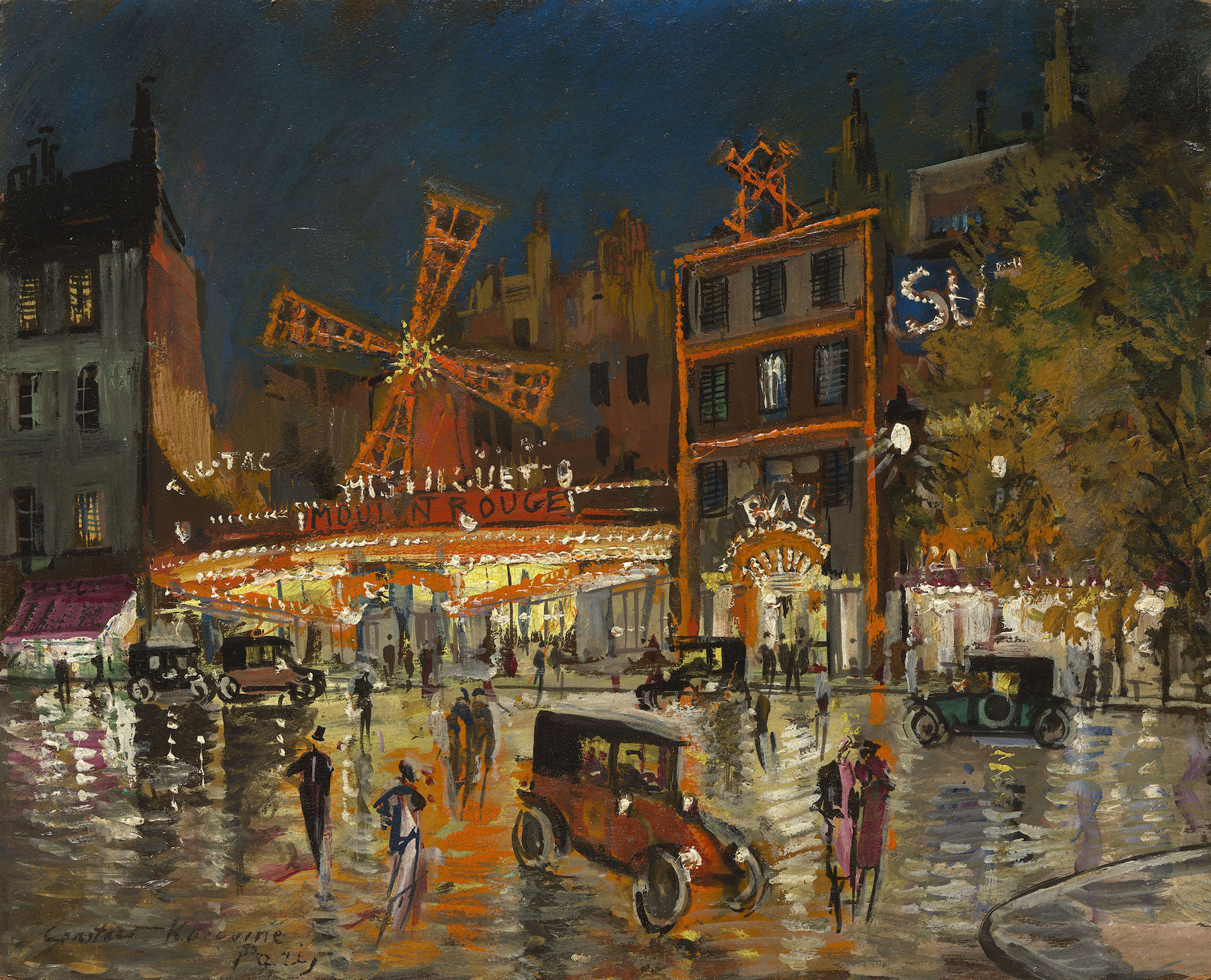 Moulin Rouge by Night