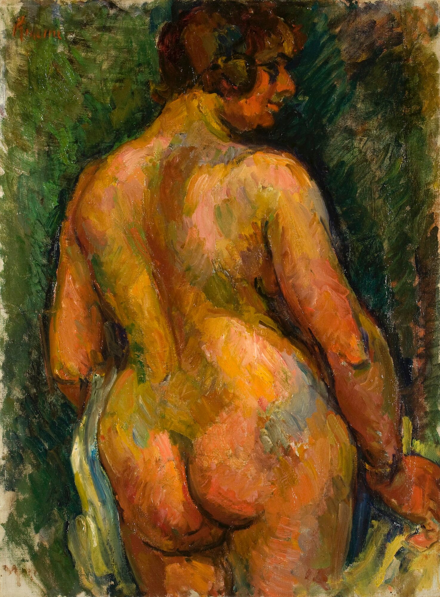 Standing Nude from the Back