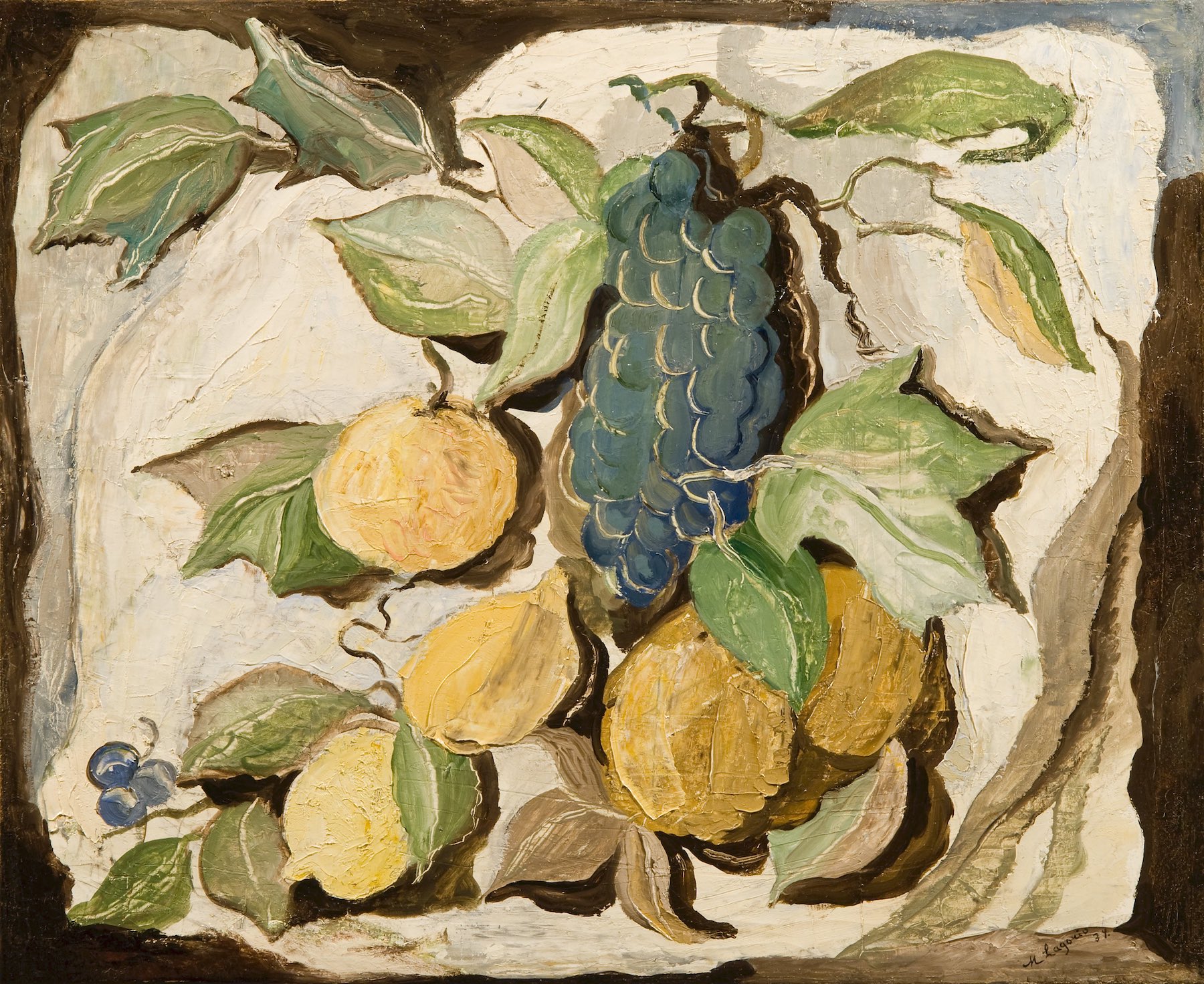 Still Life with Lemons and Grapes