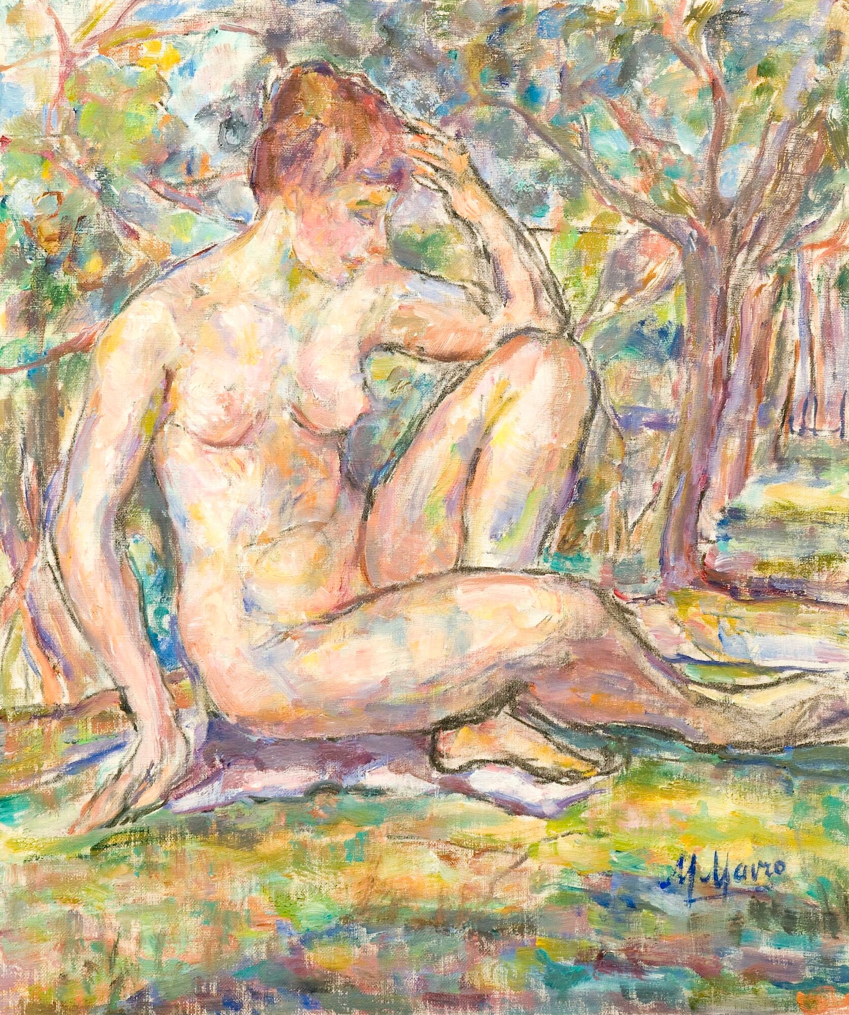 Nude in a Garden