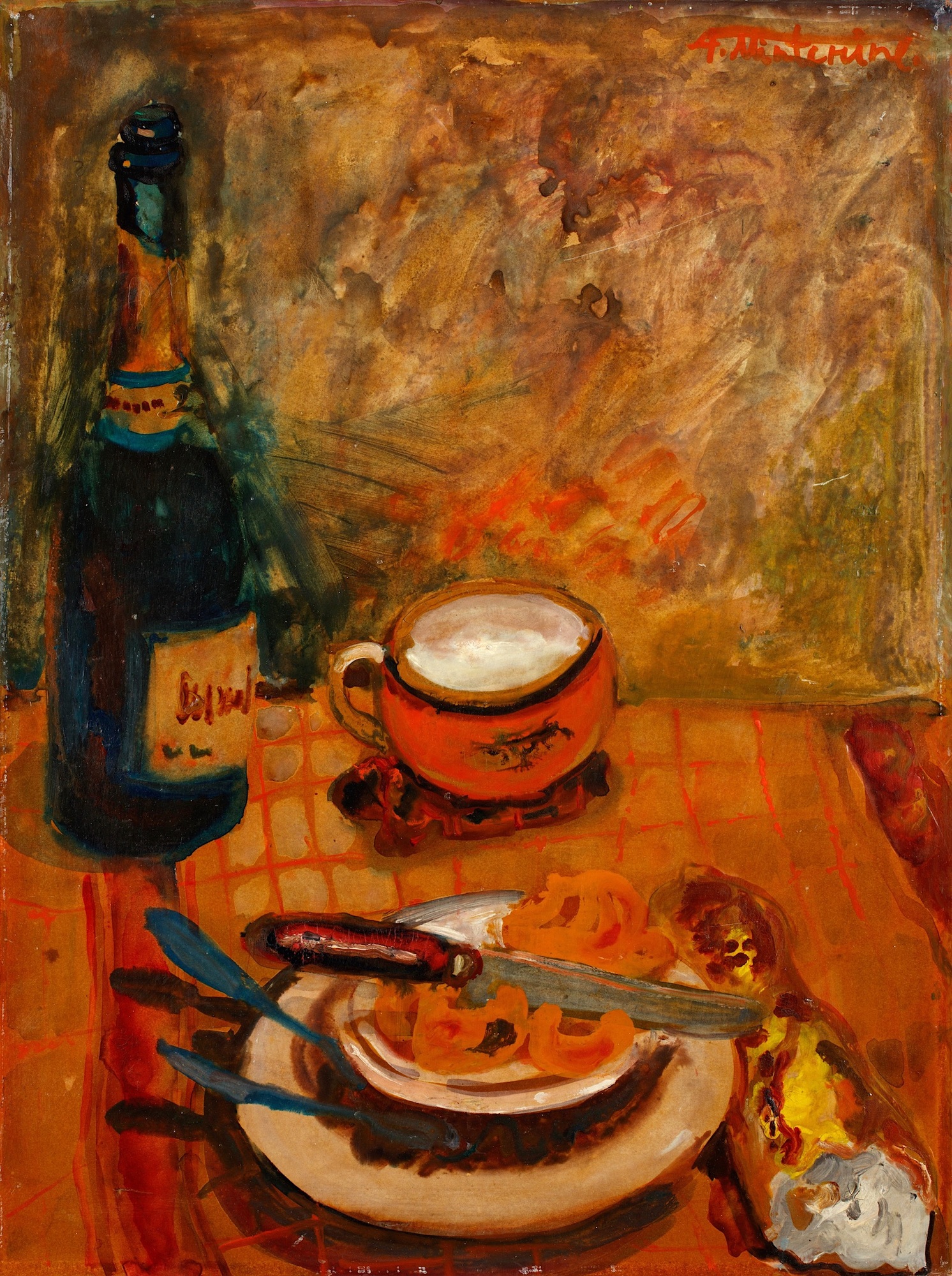 Still Life with a Bottle of Wine