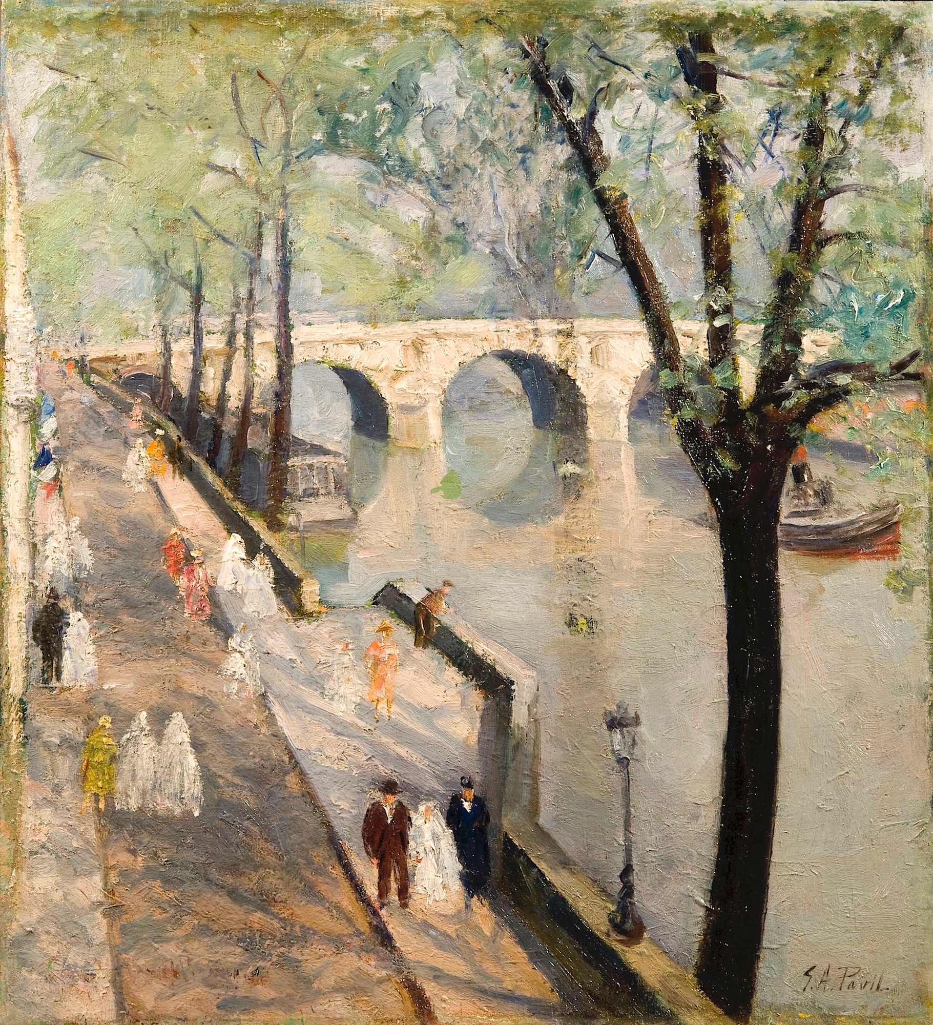 Promenade along the Seine