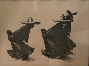 Three Mexican Men in Hats