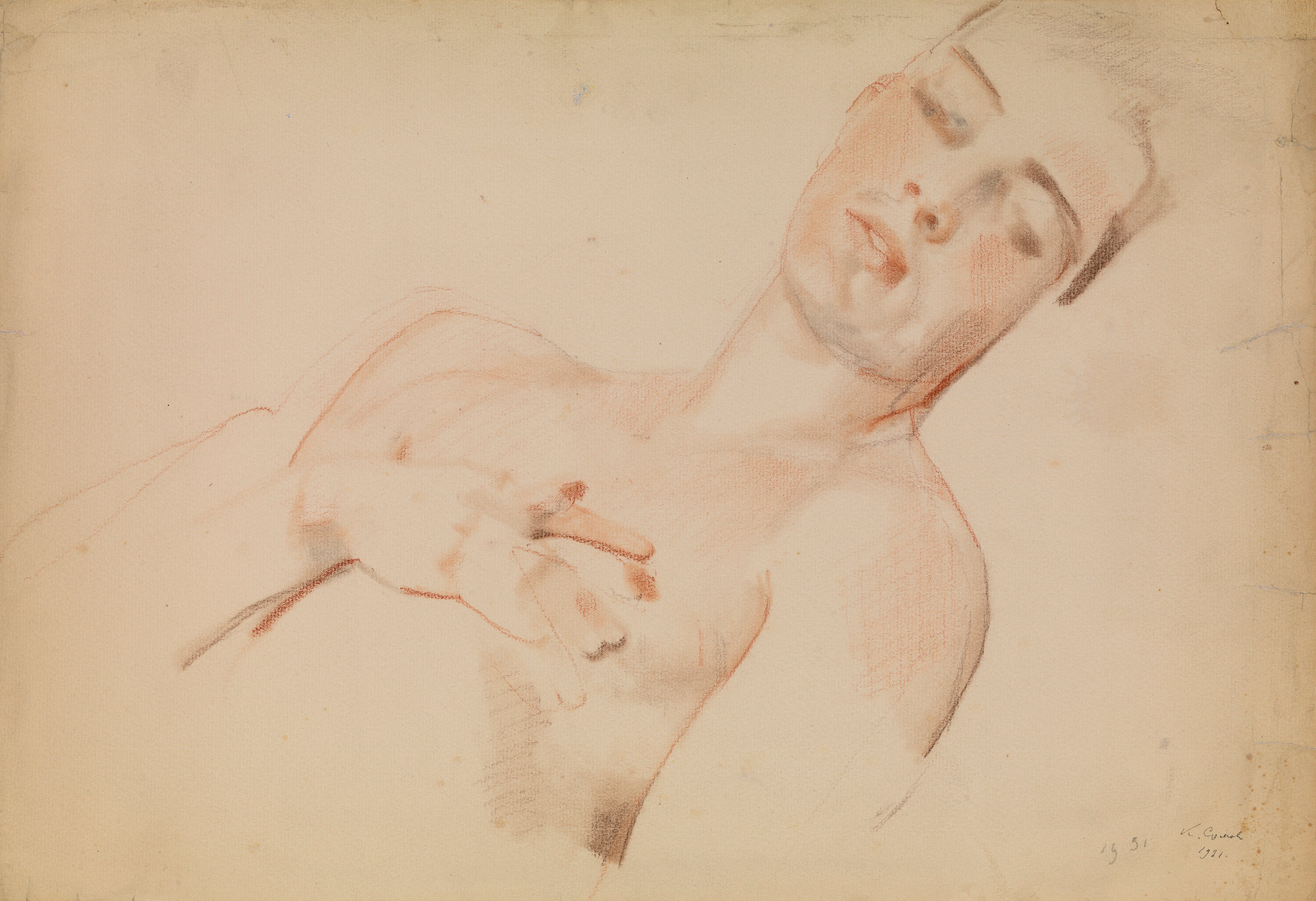 Reclining Young Man (Boris Snezhkovsky)