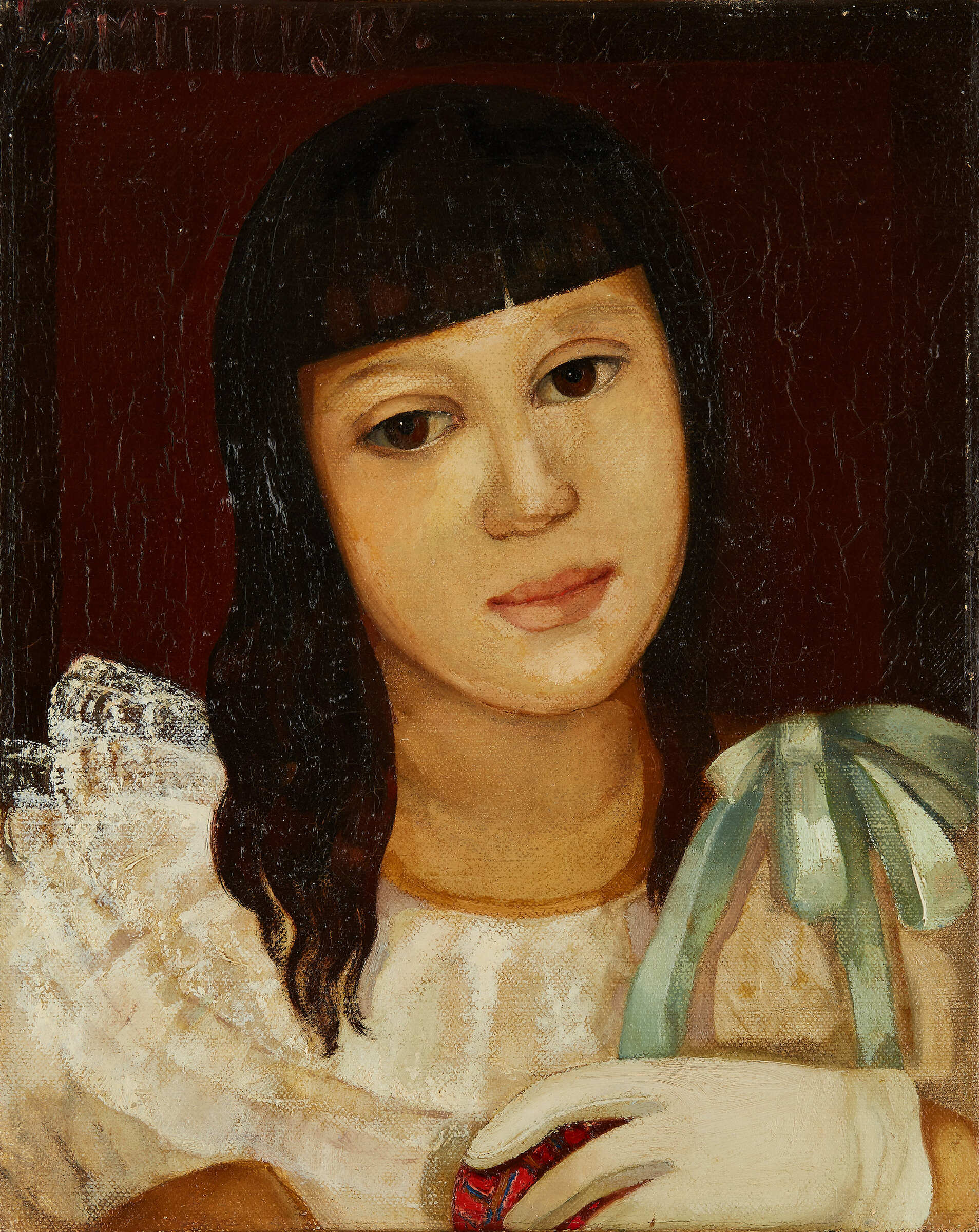 Portrait of a Young Girl with a Red Ball