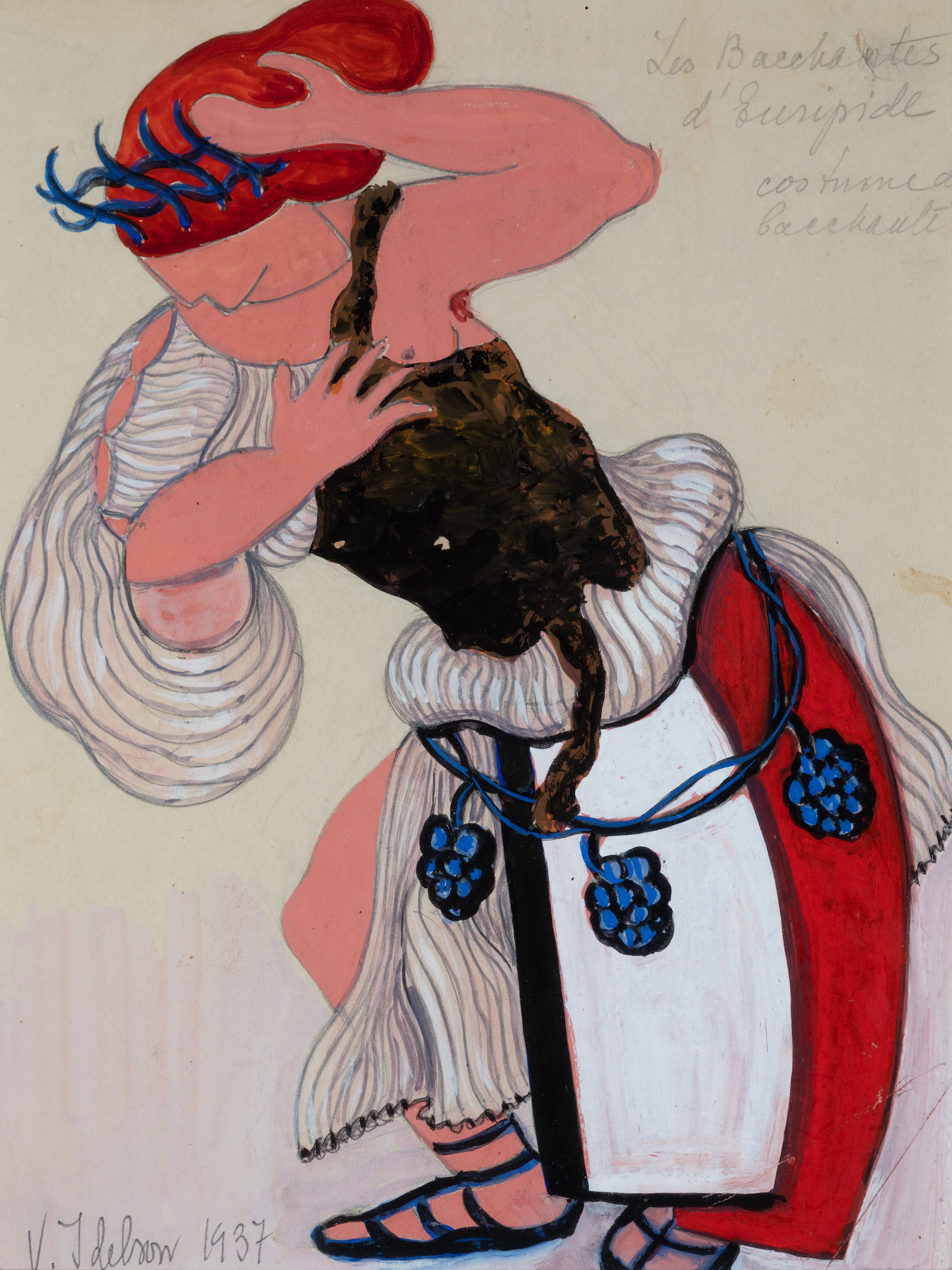 Costume Design for “The Bacchantes" by Euripides