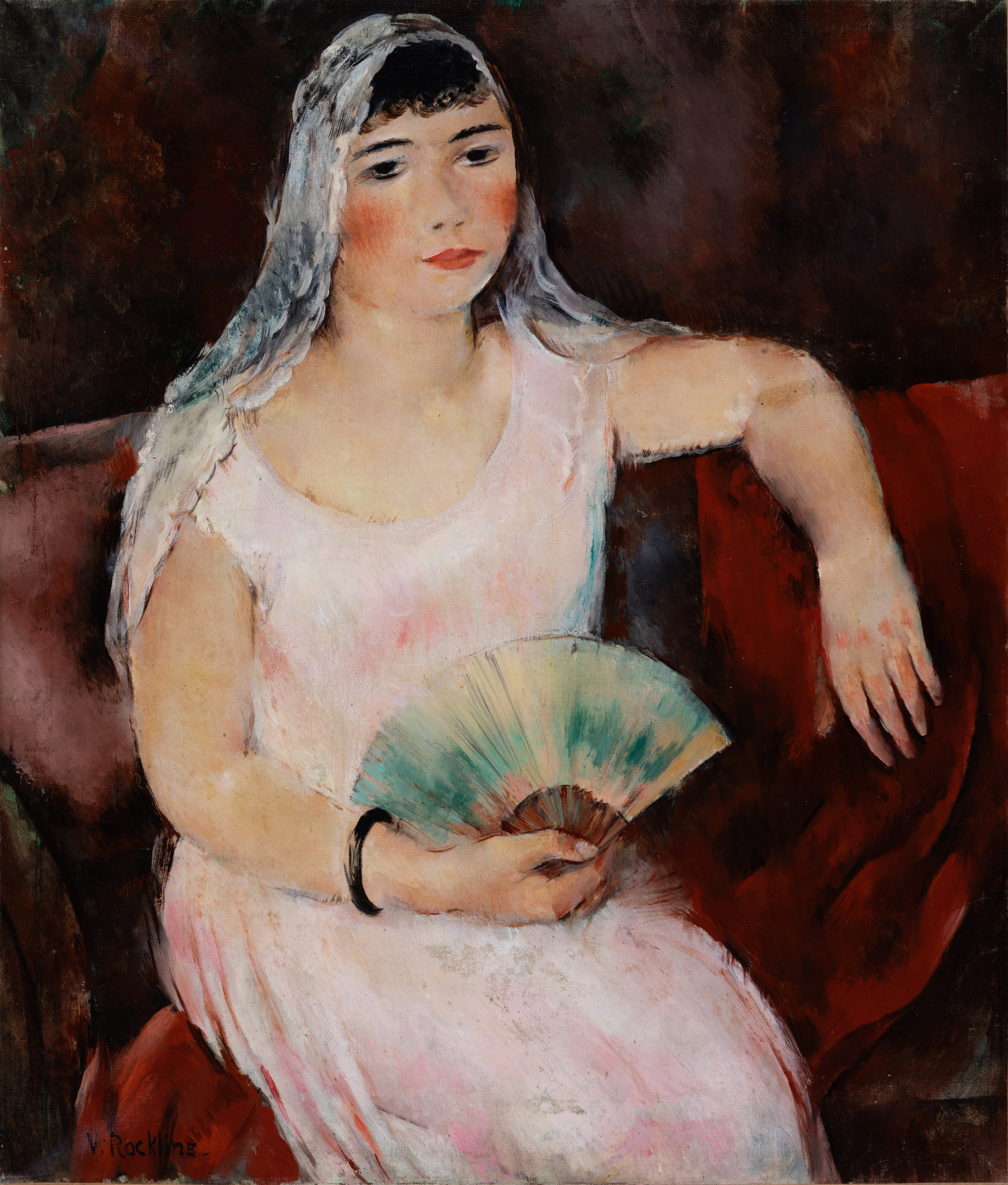 Young Woman with a Fan