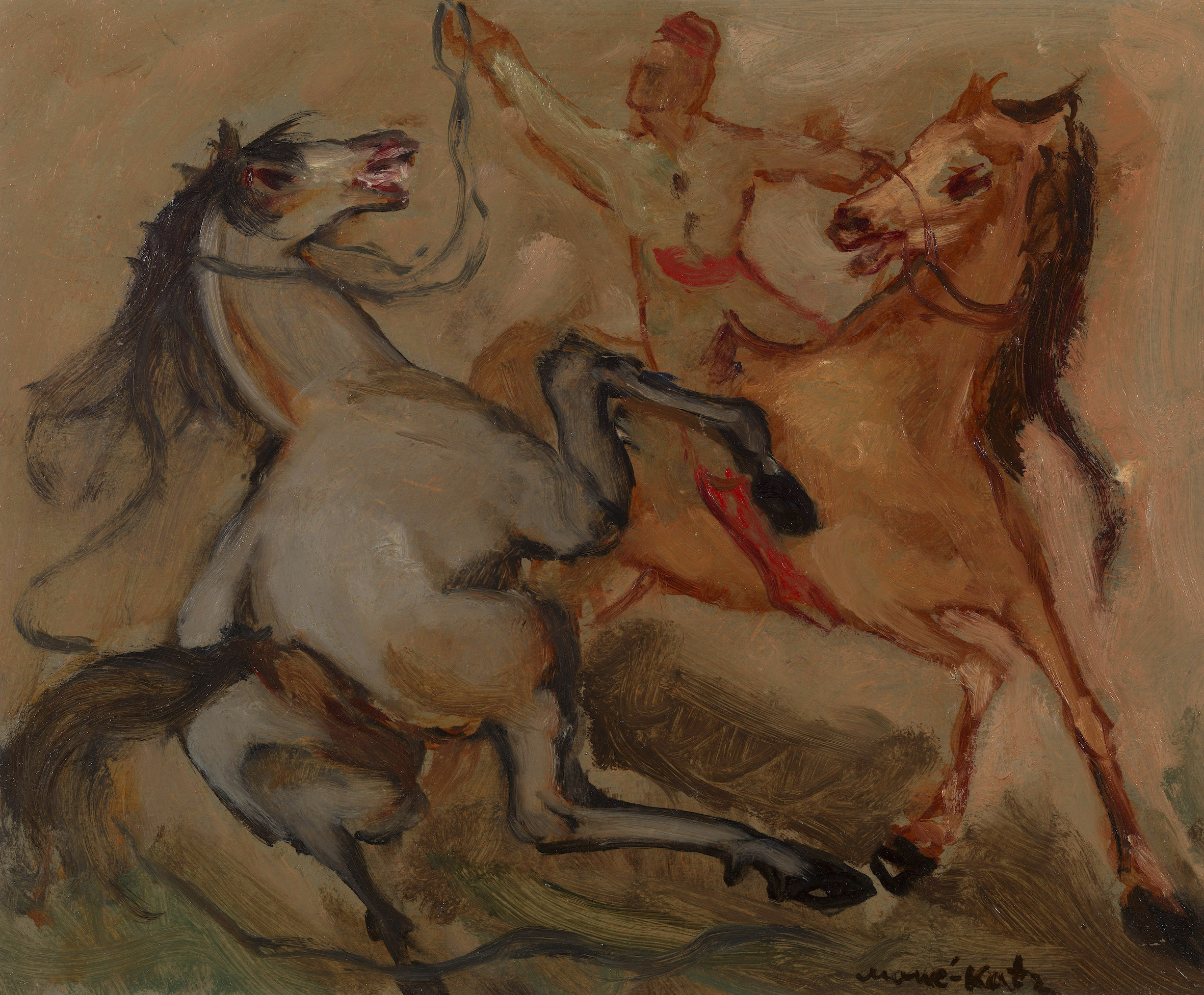 Man with Horses