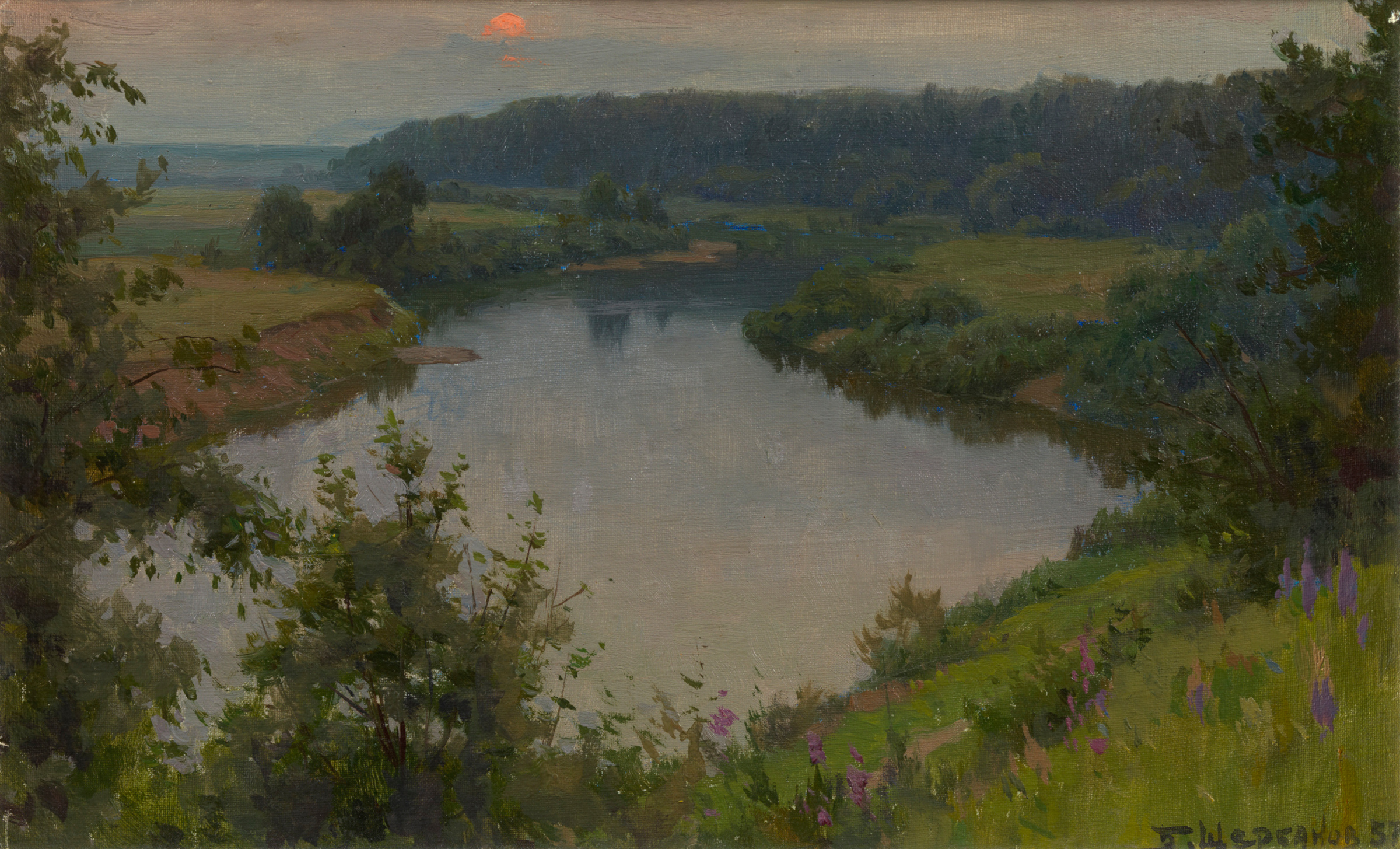 View of the Moskva River from Nikolina Gora