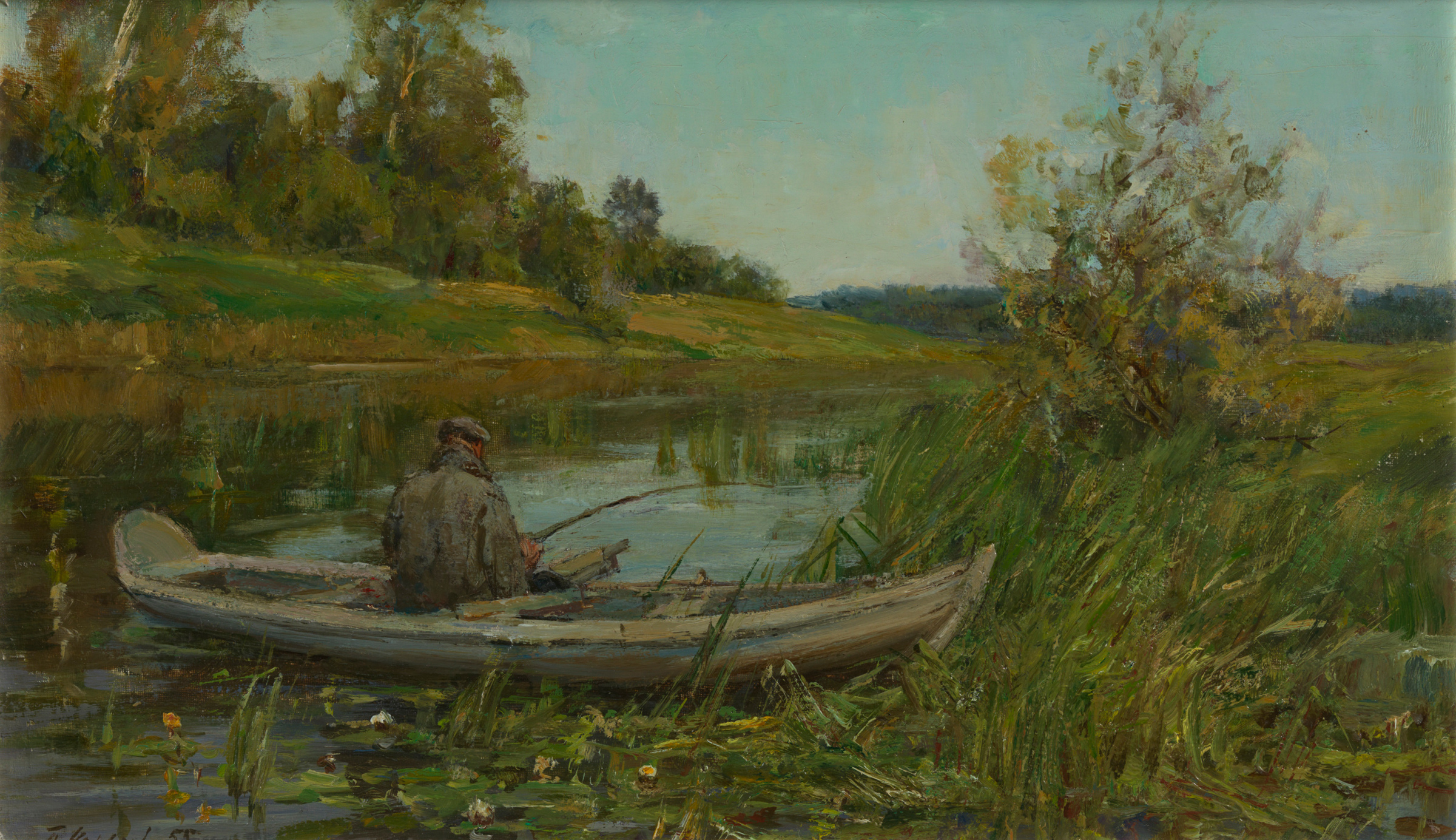 Fisherman. Evening