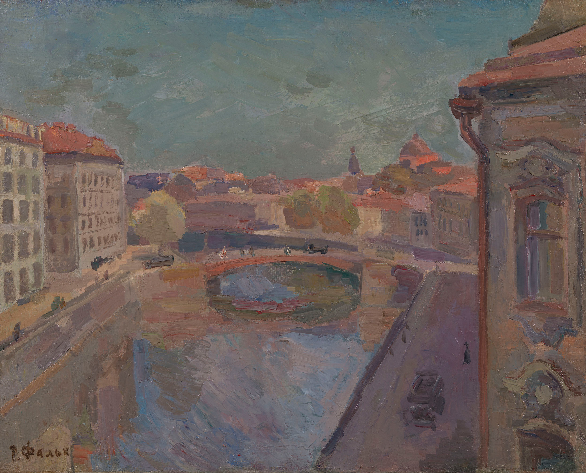  ROBERT FALK, <i>Lenigrad Landscape. Moika. Sun</i><br> .