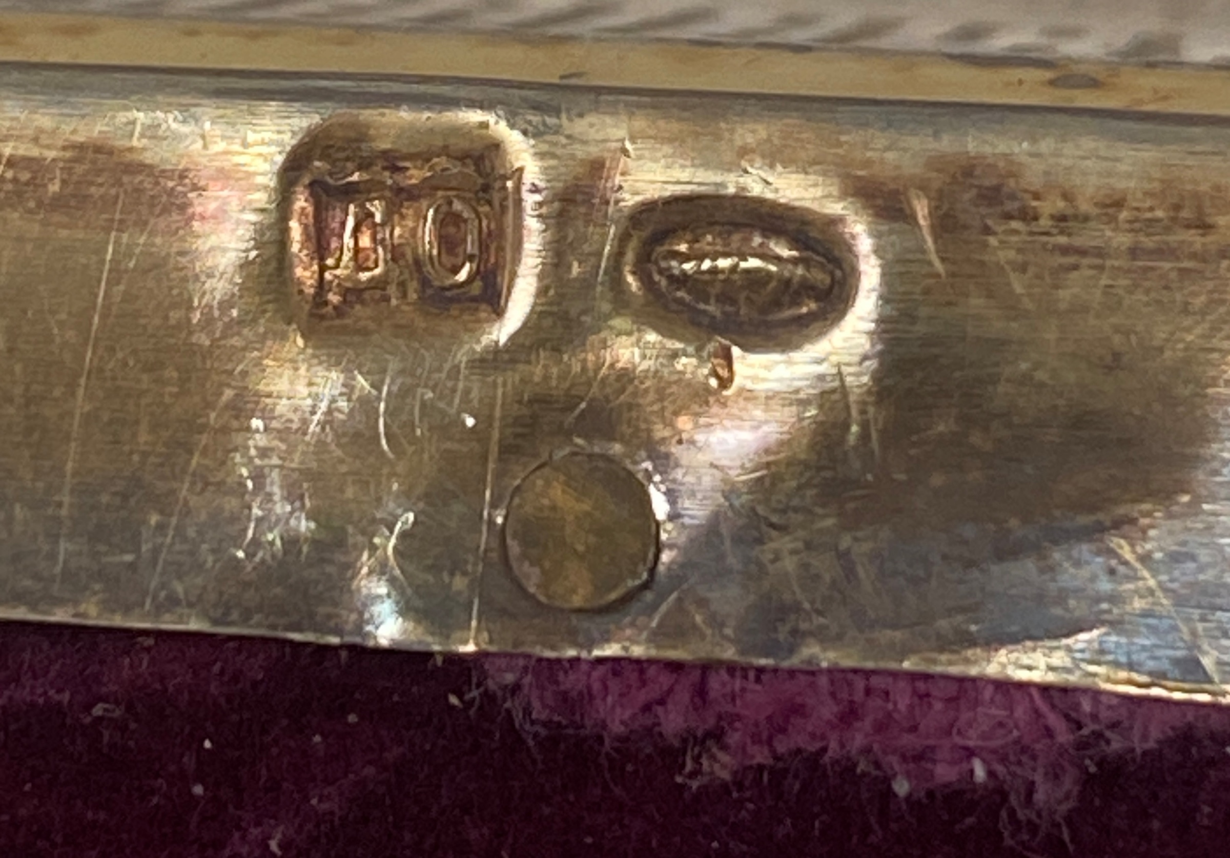 OKLAD STRUCK TWICE WITH MAKER'S INITIALS “DO" IN CYRILLIC, 84 STANDARD